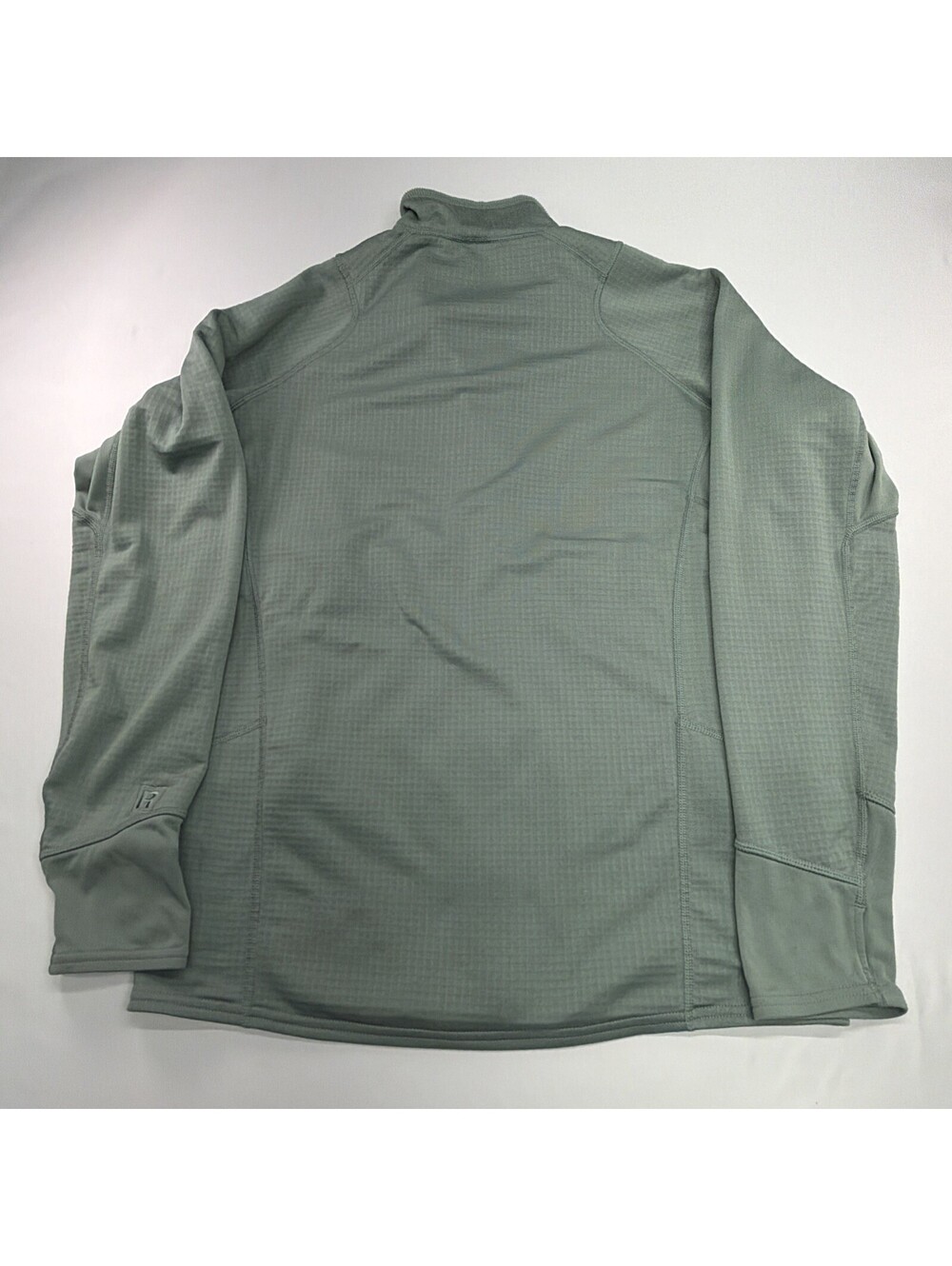 Patagonia R1 Regulator Full Zip Jacket Mens Large Green Waffle Grid Polartec - Picture 8 of 8